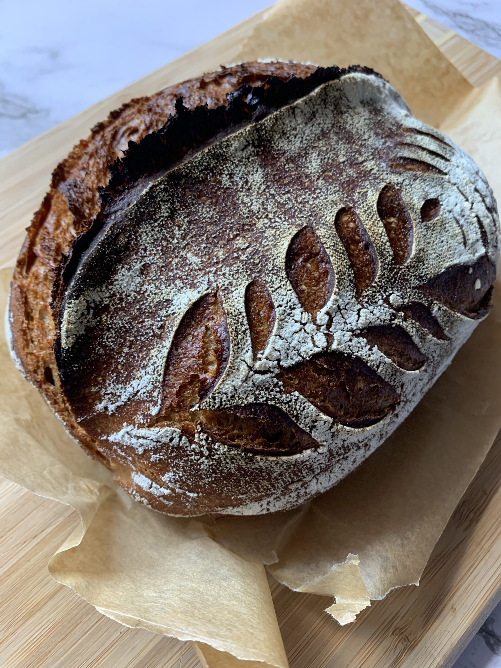 Simple Artisan Sourdough Rye Bread Recipe - For Beginners